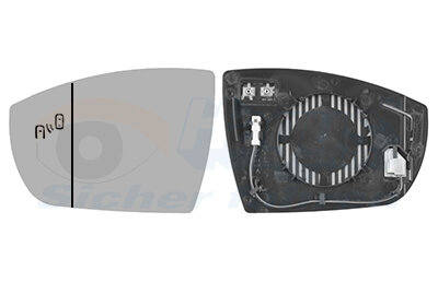 Spiegelglas, Außenspiegel links für FORD C-MAX II (DXA/CB7, DXA/CEU)