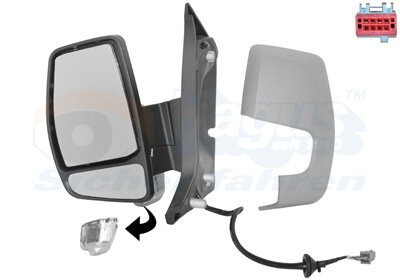 Außenspiegel links für FORD TOURNEO CUSTOM V362 Bus (F3)