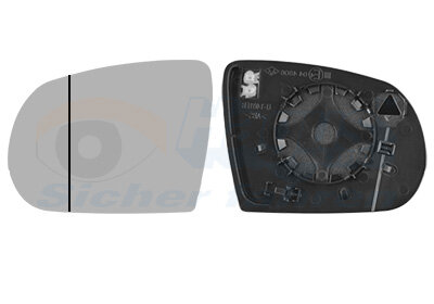 Spiegelglas, Außenspiegel links für JEEP COMPASS (MP, M6, MV, M7)