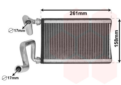 Wärmetauscher, Innenraumheizung  für HONDA CR-V III (RE_)
