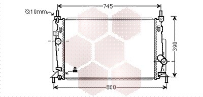 Kühler, Motorkühlung  für MAZDA 3 (BL)