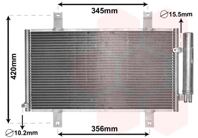 Kondensator, Klimaanlage  für MAZDA RX-8 (SE, FE)
