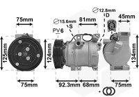 Kompressor, Klimaanlage  für MAZDA 6 Hatchback (GG)