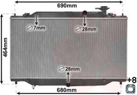 Kühler, Motorkühlung  für MAZDA 3 (BM, BN)