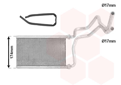 Wärmetauscher, Innenraumheizung  für MAZDA 3 Stufenheck (BM_, BN_)