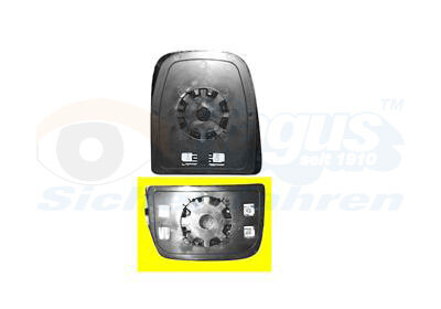 Spiegelglas, Außenspiegel links für IVECO DAILY IV Bus