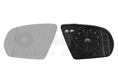 Spiegelglas, Außenspiegel links für MERCEDES-BENZ S-CLASS (W222, V222, X222)
