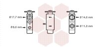 Expansionsventil, Klimaanlage  für MERCEDES-BENZ SL...