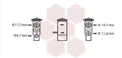 Expansionsventil, Klimaanlage  für MERCEDES-BENZ A-CLASS (W168)