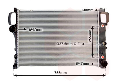 Kühler, Motorkühlung  für MERCEDES-BENZ S-CLASS (W221, V221)