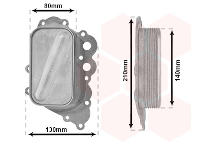 Ölkühler, Motoröl  für MERCEDES-BENZ A-CLASS (W169)