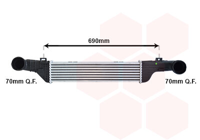Ladeluftkühler  für MERCEDES-BENZ E-CLASS T-Model (S210)