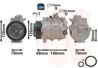 Kompressor, Klimaanlage  für MERCEDES-BENZ C-CLASS...