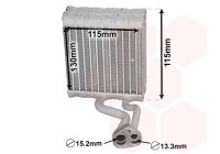Verdampfer, Klimaanlage hinten für MERCEDES-BENZ...
