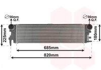 Ladeluftkühler  für MERCEDES-BENZ V-CLASS (W447)