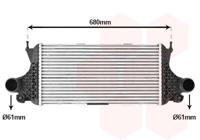 Ladeluftkühler  für MERCEDES-BENZ M-CLASS (W166)