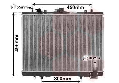 Kühler, Motorkühlung  für MITSUBISHI L200 (K7_T, K6_T, K5_T)