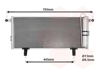 Kondensator, Klimaanlage  für MITSUBISHI PAJERO PININ I (H6_W, H7_W)