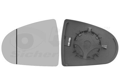 Spiegelglas, Außenspiegel links für MITSUBISHI COLT VI (Z3_A, Z2_A)