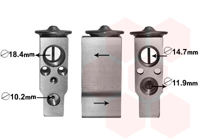 Expansionsventil, Klimaanlage  für NISSAN CUBE (Z12)