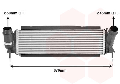 Ladeluftkühler  für NISSAN NAVARA NP300 Pick-up (D23, D23T)