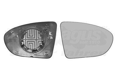 Spiegelglas, Außenspiegel rechts für NISSAN QASHQAI I (J10, NJ10)