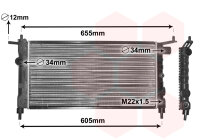 Kühler, Motorkühlung  für OPEL CORSA B (S93)