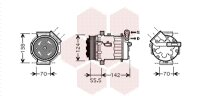 Kompressor, Klimaanlage  für OPEL VECTRA C (Z02)