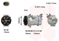 Kompressor, Klimaanlage  für FIAT CROMA (194_)