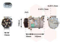 Kompressor, Klimaanlage  für OPEL ASTRA G CC (T98)