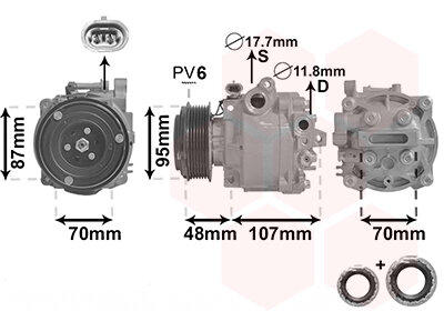 Kompressor, Klimaanlage  für OPEL MOKKA / MOKKA X (J13)