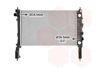Kühler, Motorkühlung  für OPEL MOKKA / MOKKA X (J13)