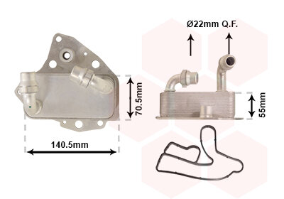 Ölkühler, Motoröl  für FIAT SEDICI (189_)