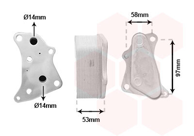 Ölkühler, Motoröl  für OPEL ADAM (M13)