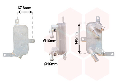 Ölkühler, Automatikgetriebe  für OPEL CORSA D (S07)