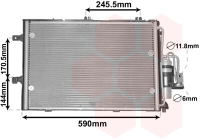 Kondensator, Klimaanlage  für OPEL CORSA C (X01)