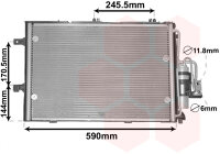 Kondensator, Klimaanlage  für OPEL CORSA C (X01)