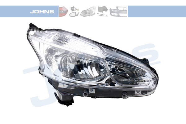 Hauptscheinwerfer rechts für PEUGEOT 208 I (CA_, CC_)