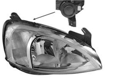 Hauptscheinwerfer rechts für OPEL CORSA C (X01)