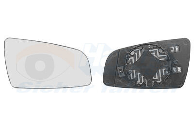 Spiegelglas, Außenspiegel rechts für OPEL ZAFIRA B Kasten/Großraumlimousine (A05)
