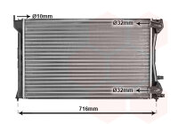 Kühler, Motorkühlung  für PEUGEOT 406 (8B)