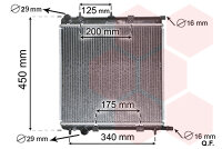 Kühler, Motorkühlung  für CITROËN C3...