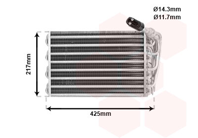 Verdampfer, Klimaanlage  für PEUGEOT 806 (221)