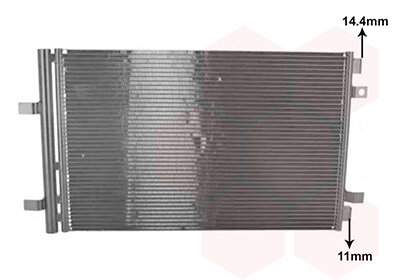 Kondensator, Klimaanlage  für DS DS 7 Crossback (J4_, JR_, JC_)