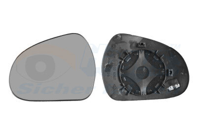 Spiegelglas, Außenspiegel links für PEUGEOT 207 Stufenheck