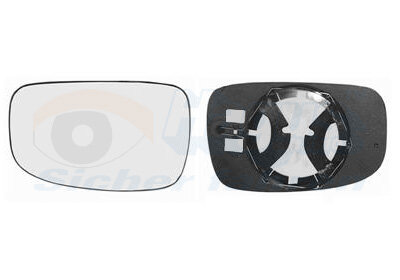 Spiegelglas, Außenspiegel links für PEUGEOT 306 Schrägheck (7A, 7C, N3, N5)