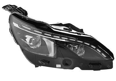 Hauptscheinwerfer rechts für PEUGEOT 3008 II SUV (MC_, MR_, MJ_, M4_)