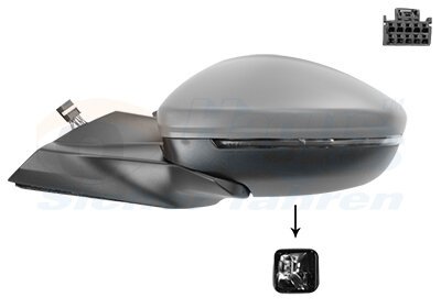 Außenspiegel links für PEUGEOT 2008 II (UD_, US_, UY_, UJ_, UR_, UC_)