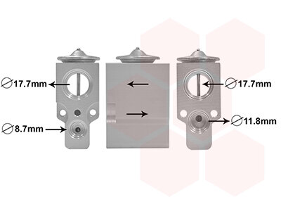 Expansionsventil, Klimaanlage  für OPEL MOVANO A Bus (X70)