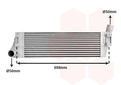 Ladeluftkühler  für RENAULT MEGANE II Kombi (KM0/1_)